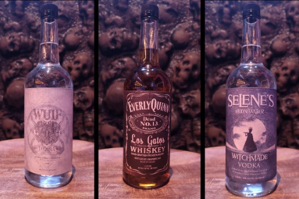 Haunted bottle labels